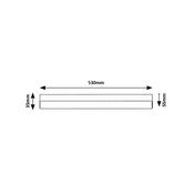 Rabalux 78047 podlinkové LED svítidlo Band 2, 53 cm, černá