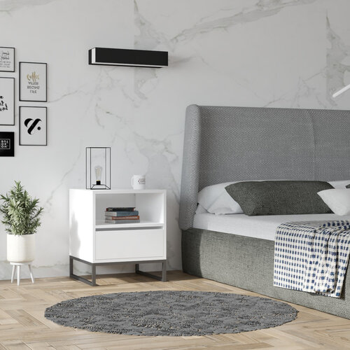 Nachttisch Lindau White