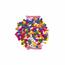 Teddies Színes fa gyöngyök gumikkal, kb. 900 db, műanyag dobozban 9 x 13,5 cm