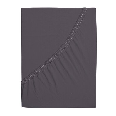 4Home Jersey-Bettlaken Ideal anthrazit, 180 x 200 cm