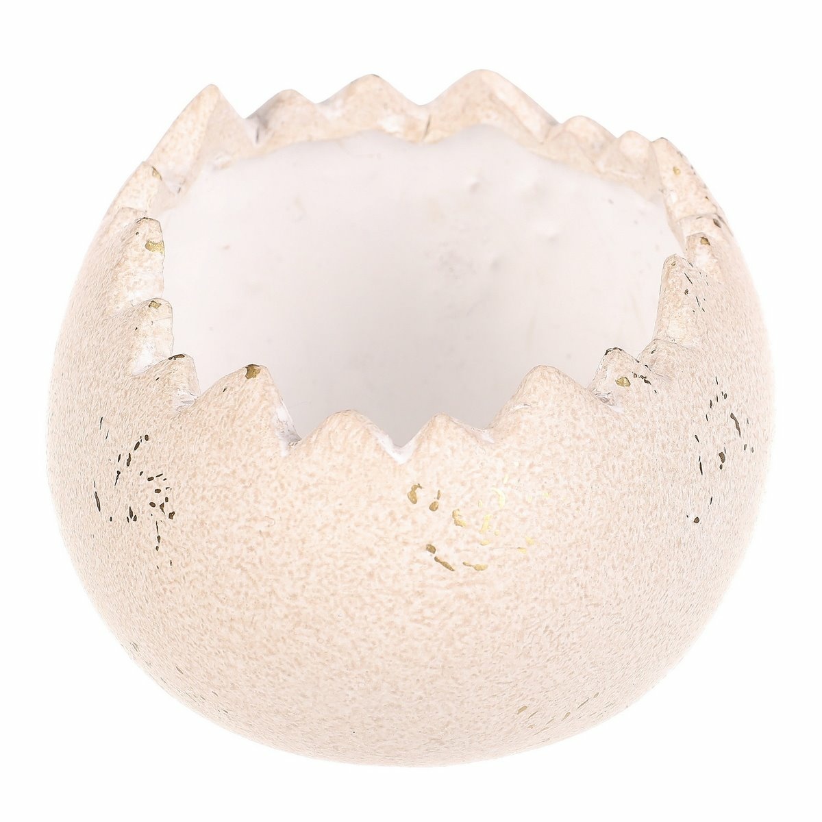 Keramický obal na květiny Skořápka na ležato, 17 x 13 x 9 cm - thumb (5)
