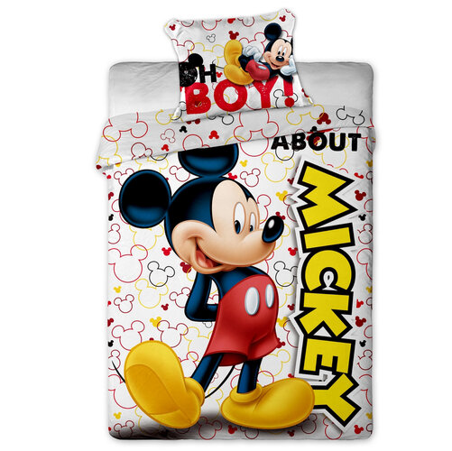 Dětské povlečení Mickey micro, 140 x 200 cm, 70 x 90 cm