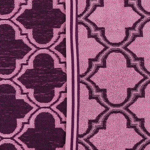 Ručník Castle fialová, 50 x 100 cm