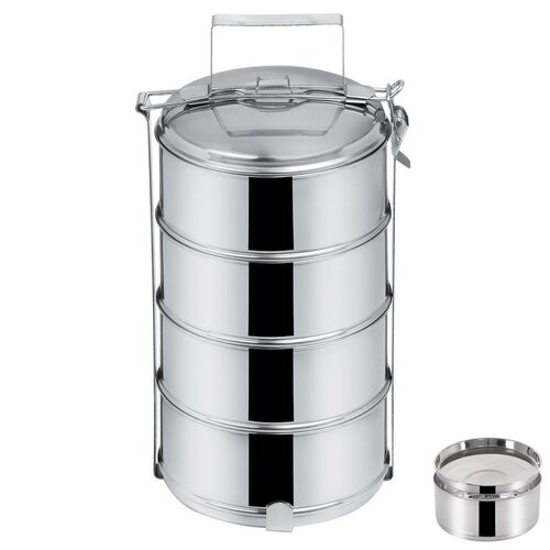 Orion Posoda za hrano 4x 1,3 l, nerjaveče jeklo
