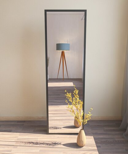 Spiegel Tessa Black 50 x 160 cm