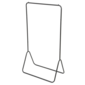 Compactor Dress rack Fyn 80 x 41 x 147 cm , negru
