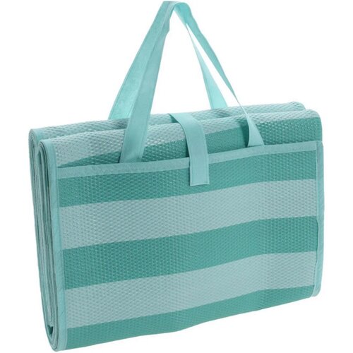 Składana mata plażowa, 200 x 150 cm, zielony