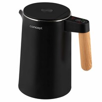 Concept RK3301 Czajnik elektryczny ze stali nierdzewnej Salt & Pepper 1,5 l, czarny