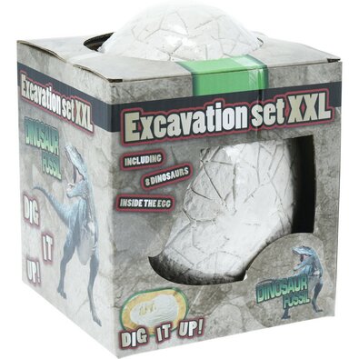 Zestaw wykopaliskowy Dino 8 szt., 15 x 15 x 18 cm