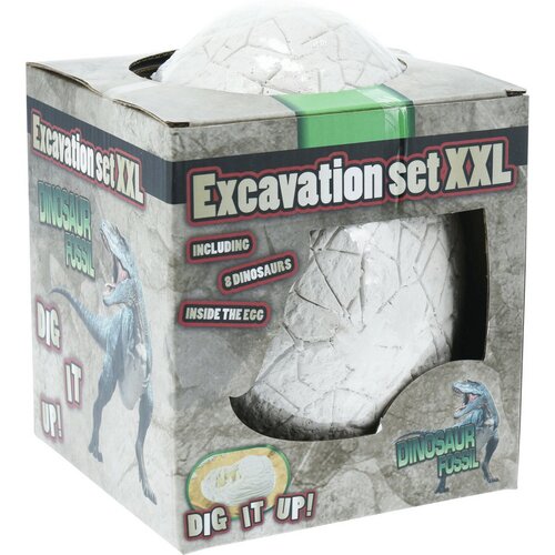 Set de excavare Dino 8 piese, 15 x 15 x 18 cm