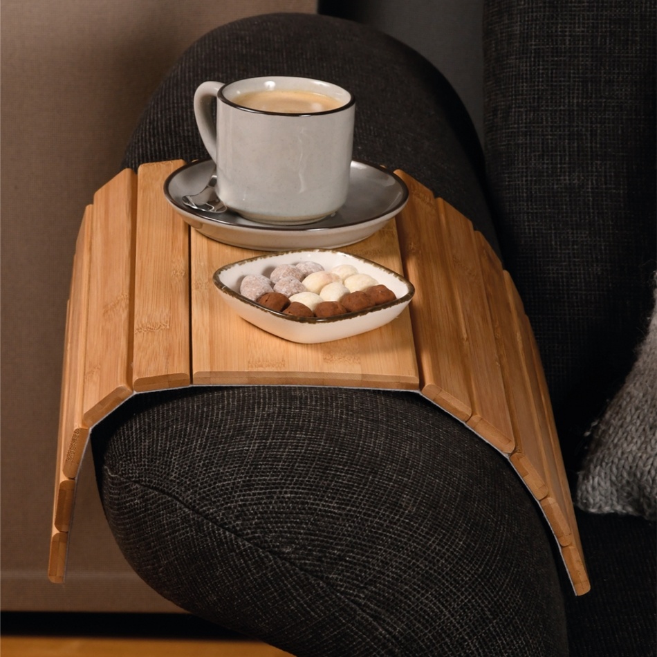 Kesper 58823 Kanapé tálca bambusz, 42 x 34 x 0,8 cm termék 2. képe