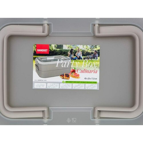 Banquet Party box Culinaria 40 x 28 x 17,8 cm,kaki