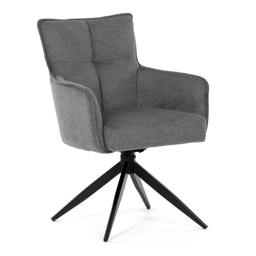 Set de scaune de sufragerie cu mecanism deîntoarcere DCH-P3170 GREY2, 2 buc.