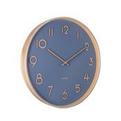 Karlsson 5757BL stylowy zegar ścienny, śr. 40 cm