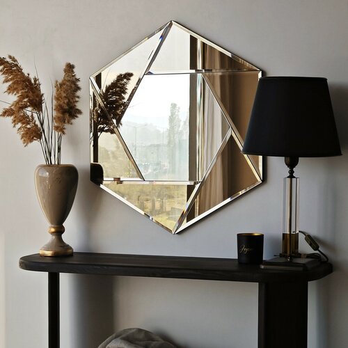 Spiegel Status Bronze 60 x 70 cm