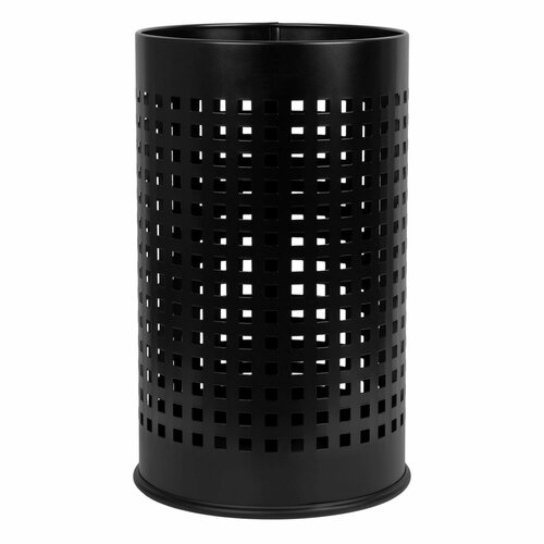 Alda Coș de gunoi Officer perforat 18 l, negru