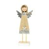 Beatrice karácsonyi fából készült angyal, 21 cm