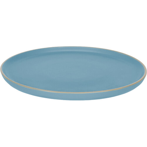 Kameninový dezertní talíř Magnus, 21 cm, modrá
