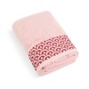 Prosop Bellatex frotir broderie roz, 50 x 100 cm