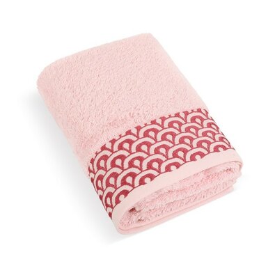 Bellatex Frotteehandtuch Spitze rosa, 50 x 100 cm