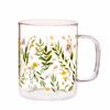 Glastasse Wiesenblumen, 410 ml