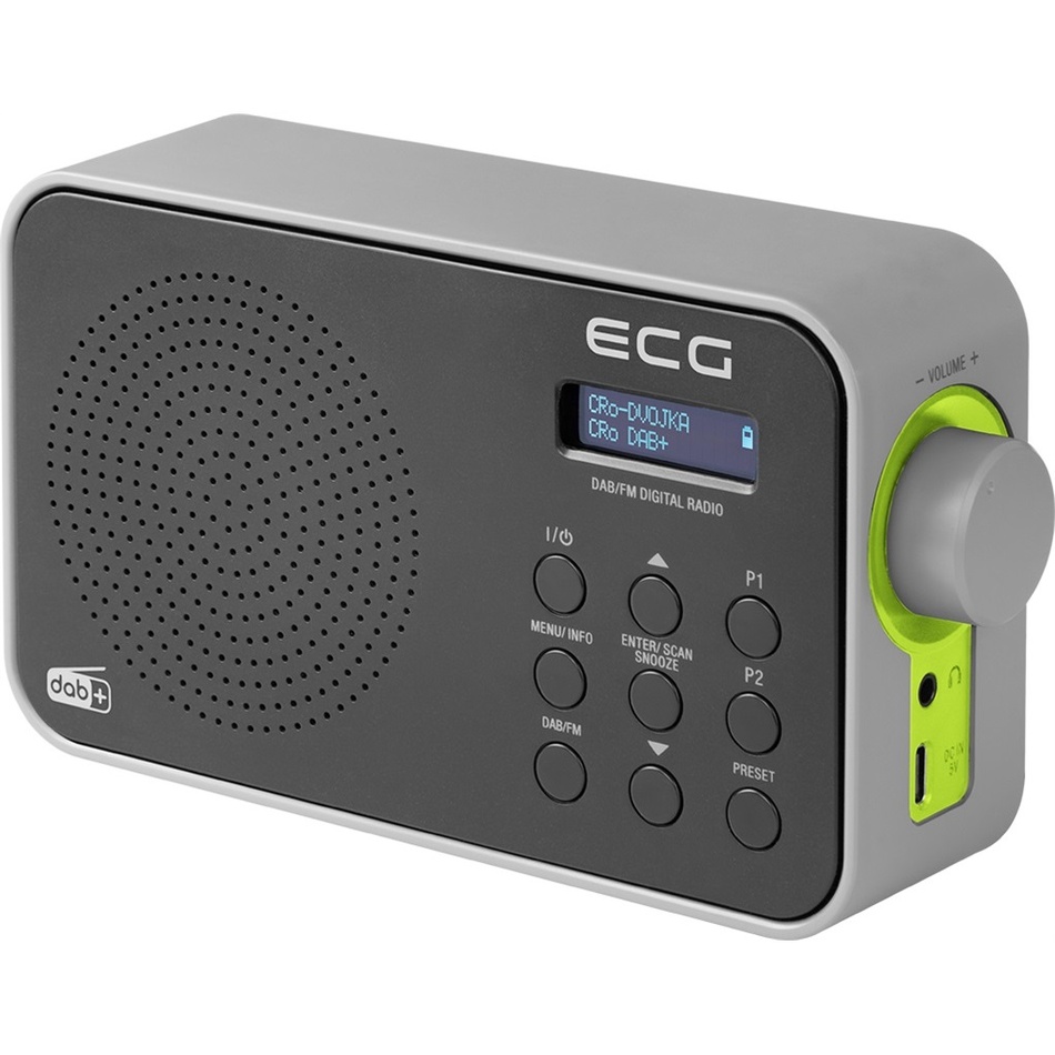 ECG RD 110 DAB Black rádioprehrávač