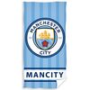 Futbalová osuška Manchester City Stripes, 70 x 140 cm