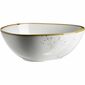 Mäser Bol oval Pintar Puncte maro alb 22 x 19 cm