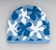 Dětská pletená čepice Karpet 5155, modrá