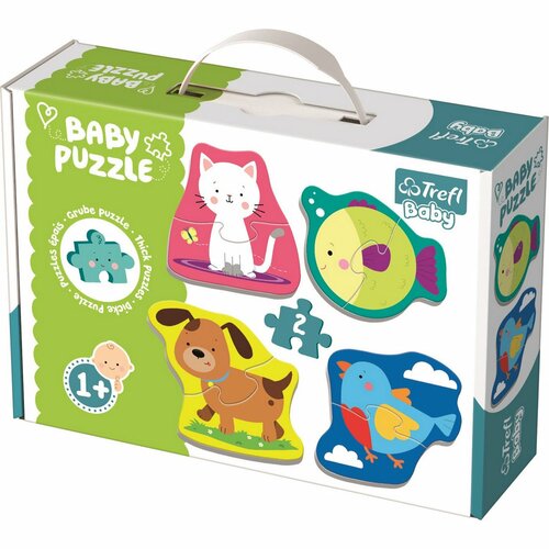 Trefl Baby puzzle Zvieratá, 8 dielikov