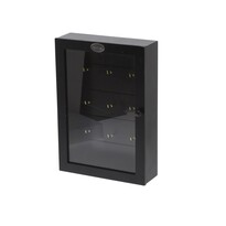 Cutie de chei Living negru, 27 x 19 x 6 cm