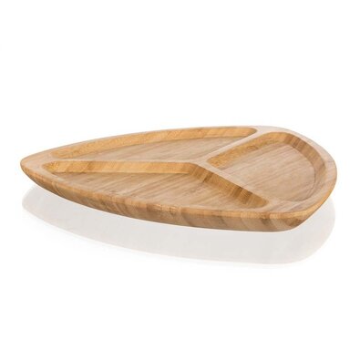Tavă de servit Banquet BRILLANTE Bamboo, 28 x 27,7 cm