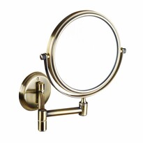 SAPHO XP012 Косметичне збільшувальне дзеркало,двостороннє, бронза