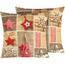 Bellatex Vianočné obliečky na vankúše Patchwork,40 × 40 cm, 2 ks