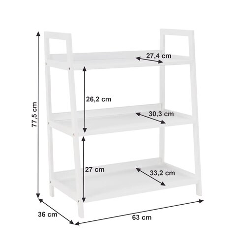 Regál Reon, tip 1, 63 x 36 x 77,5 cm