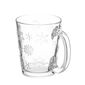 Cană de sticlă Altom  Fulgi de zăpadă 300 ml
