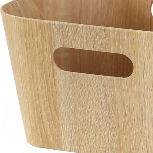 Kitchisimo Zestaw 2 koszy do przechowywania 27 × 27 × 16 cm, naturalny