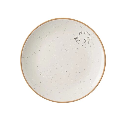 Orion Ceramiczny talerz deserowy Statek gęś,średnica 19,5 cm