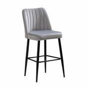 Set de scaune de bar Vento Cream and Black, 4 buc.