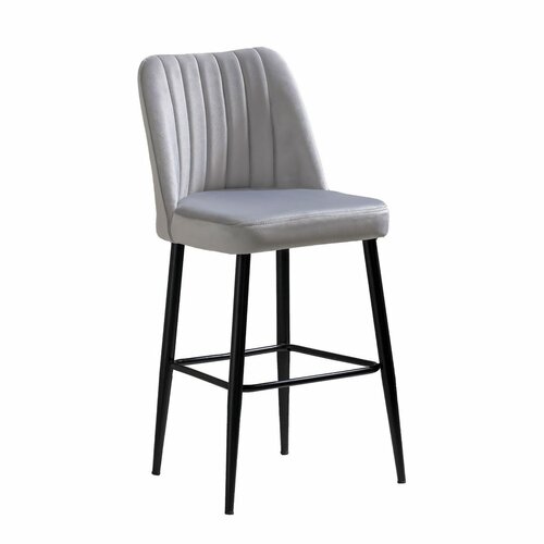 Set de scaune de bar Vento Cream and Black, 4 buc.