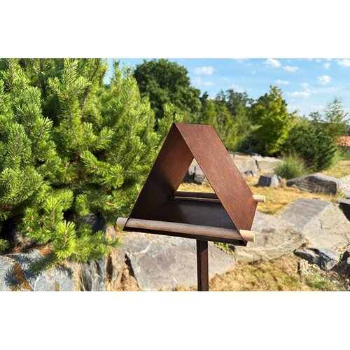 Vela Madáretető 25 x 25 x 20 cm, corten CORGARDEN 1041