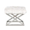 Stolček Capraz Plush White
