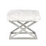 Stolček Capraz Plush White