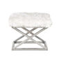 Stolička Capraz Plush White