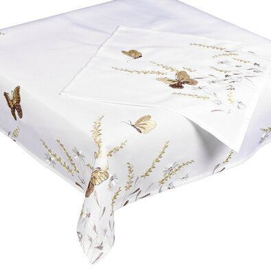 Скатертина Метелики бежевий, 35 x 35 см