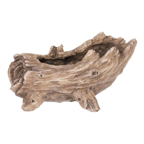 Blumenbehälter Wurzel, 11 x 21 x 11 cm, Polyresin