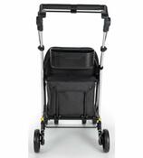 Cărucior de cumpărături Carlett Senior Comfort cu roti, 36 l, gri închis