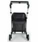 Cărucior de cumpărături Carlett Senior Comfort cu roti, 36 l, gri închis