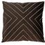 Dekorativni vzglavnik Reese rjava, 45 x 45 cm