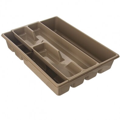 Orion Serving tray s posuvným dílem, 39 x 29 cm,béžová